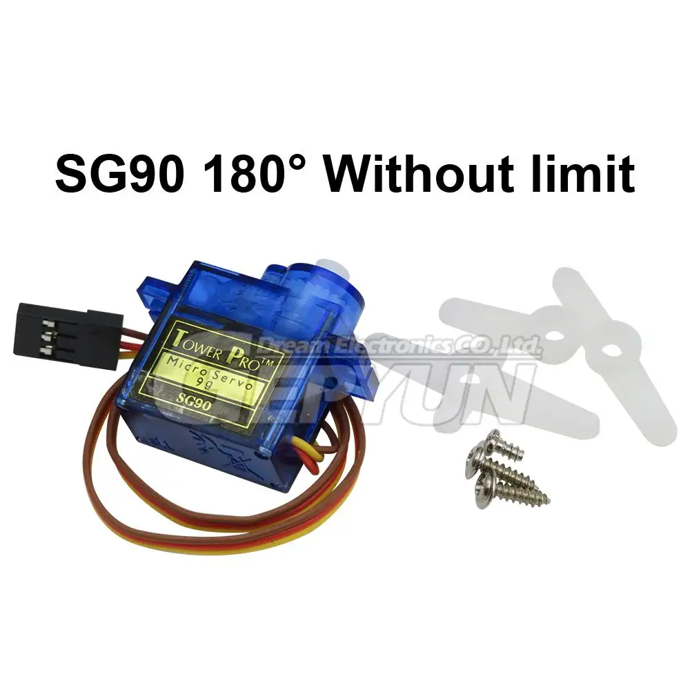 SG90 MG90S MG945 MG946 MG995 MG996 180 Degree Servo Metal Gear for Model Helicopter Boat For Arduino UNO DIY MG946R MG996R