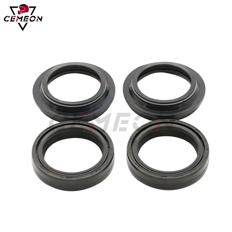 Motorcycle front shock absorber front fork oil seal and dust cap Fork seal For Honda CRF450R Motocross CRF450X Enduro/ Off-Road