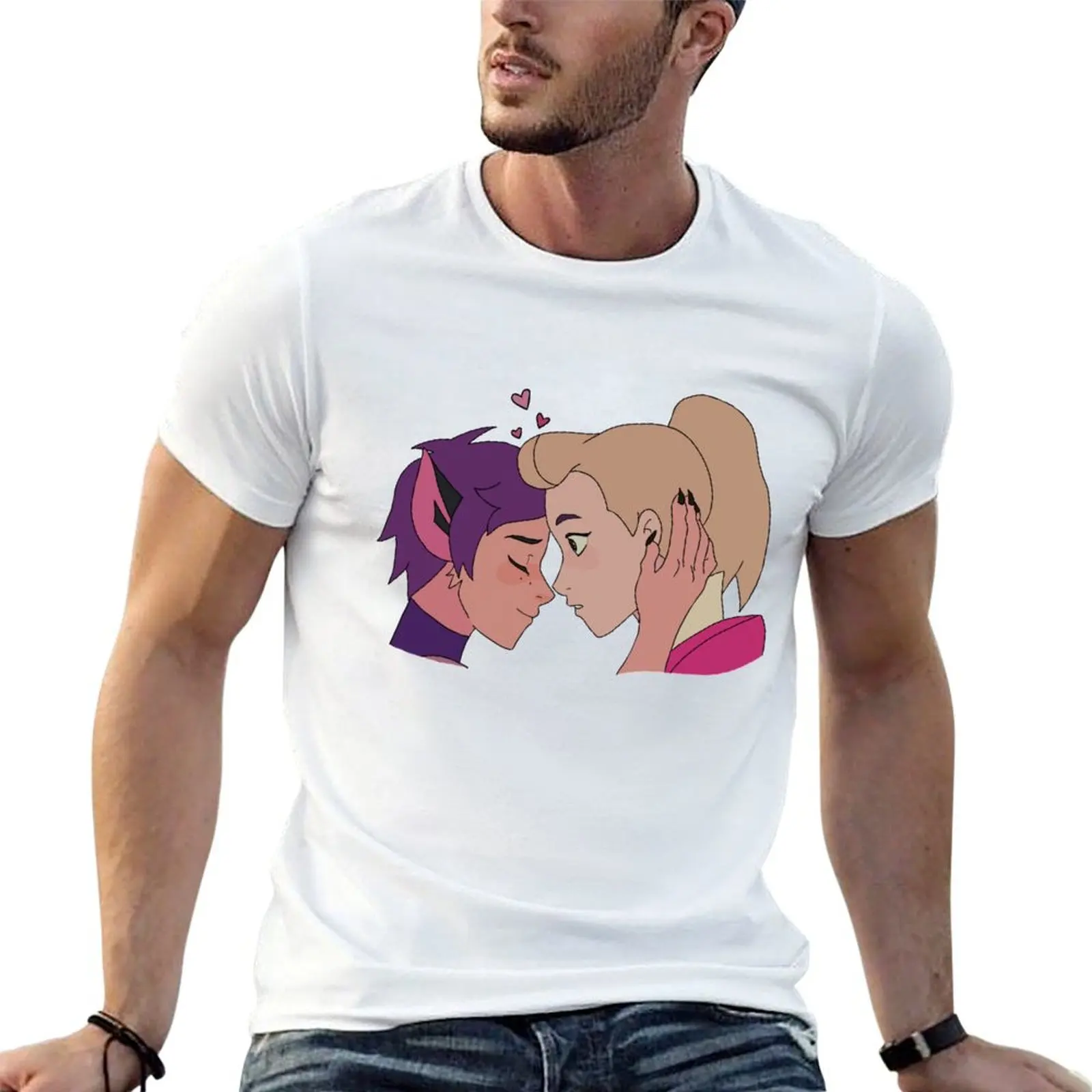 Catra and Adora T-Shirt Anti-Fade Casual Tee Shirt