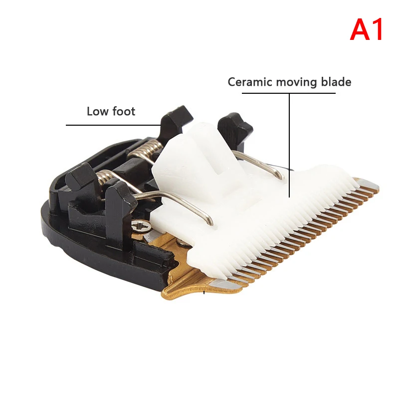 1Pcs Professional Grooming Ceramic Cutter Head Razor Blade 24 Teeth For Clipper Trimmer Limit Comb With Hair Combing