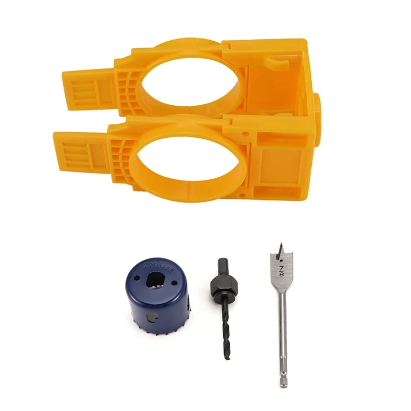 Door Lock Installation Kit Door Lock Hole Saw Door Knob Installation Kit With 2-1/8 Inch Holesaw For Wood Door Lock