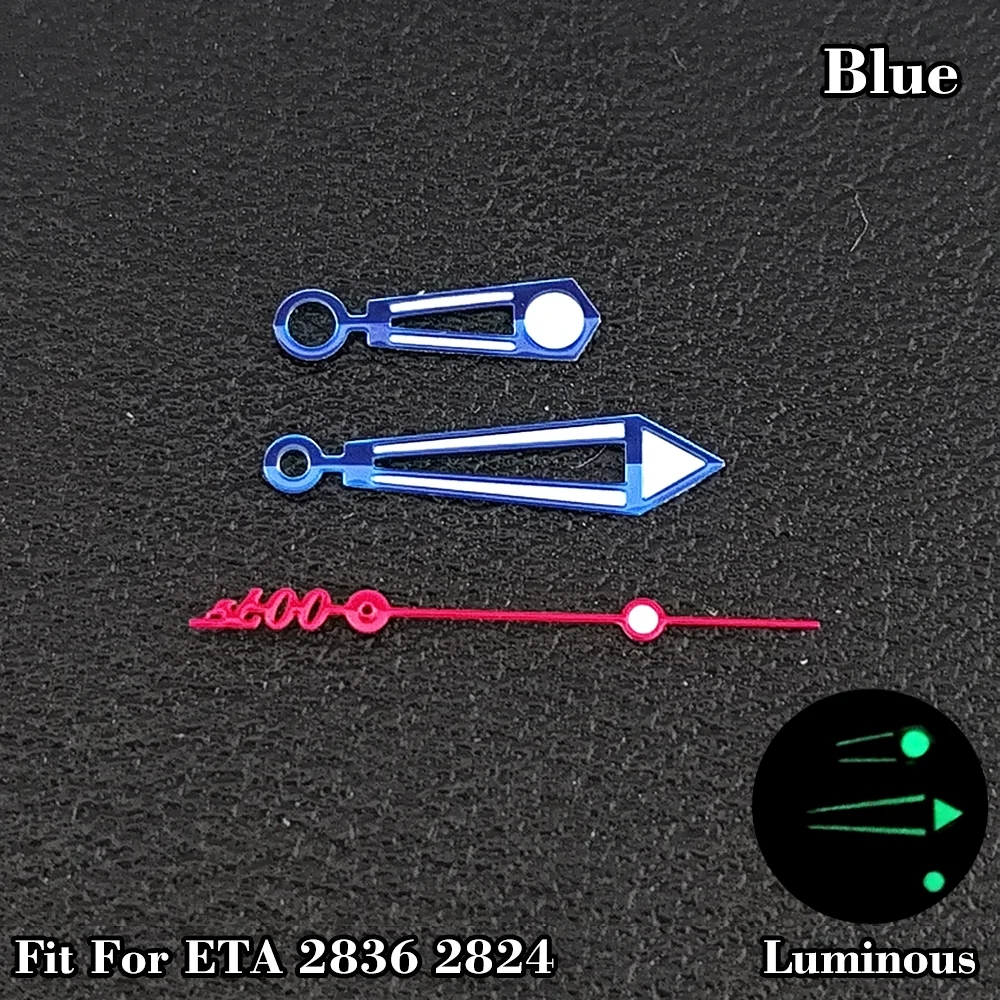 

Fit For NH35/NH36 ETA 2836 2824 Miyota 8205 8215 movement Watch Hands Green Luminous Watch Hands hollow out WatchHands