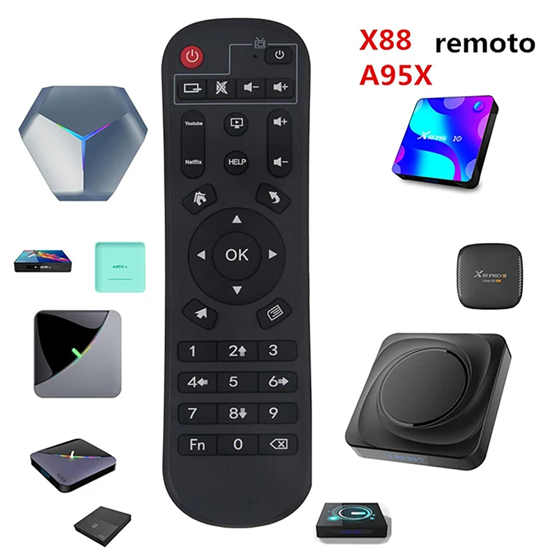 Remote Control With Learning Function Replacement For A95X X88 Pro TV Box A95X F4 A95 F3 AIR H60 6K H40 H50 X88 PRO 20