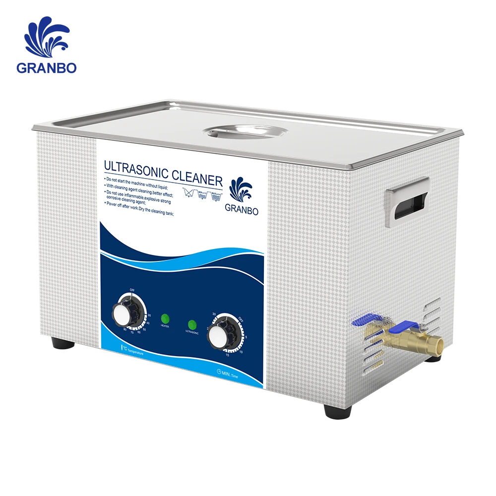 히터 타이머가있는 Granbosonic 초음파 청소기 30L 600 ~ 900W 실험실 도구 용 초음파 세탁기 기화기 엔진 부품