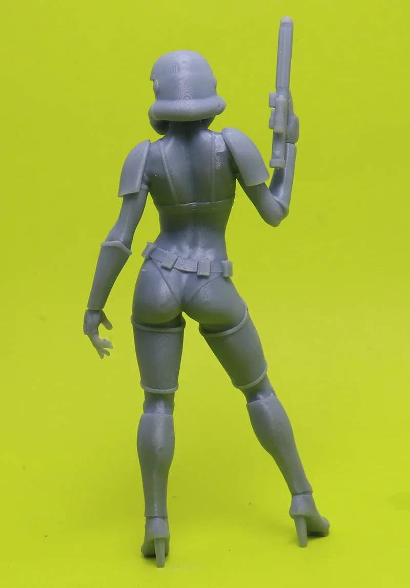 1/24 75mm 1/18 100mm Resin Model Kits Space Sexy Female Warrior Soldier Figure Unpainted No Color RW-037