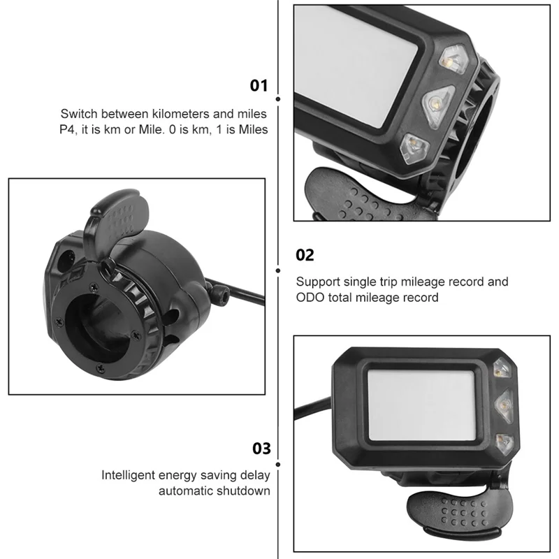Kit controller scooter pieghevole 36V 350W Controller scooter elettrico Display LCD Set acceleratore freno