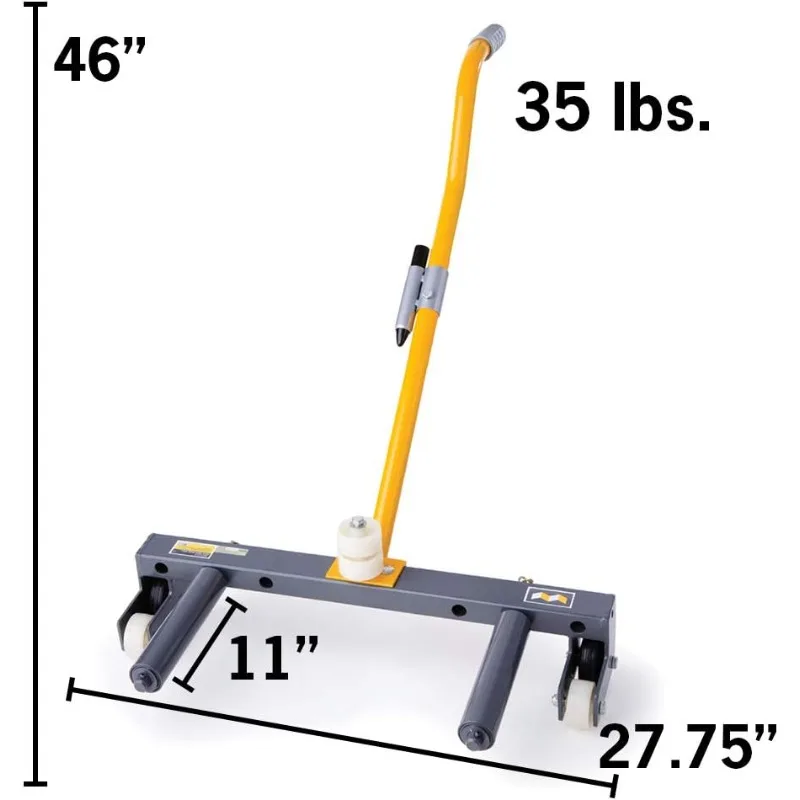 Rolling Wheel Dolly for Changing Car,Tire Lift for Large and Small Vehicles, 3 Roller Positions,home.