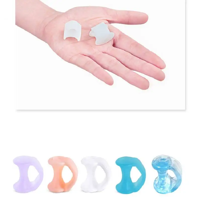 

14pcs=7pairs Silicone Gel Finger Small Toes Separator 6 Colors Hallux Valgus Bunion Spacers 0verlapping Corrector Foot Care