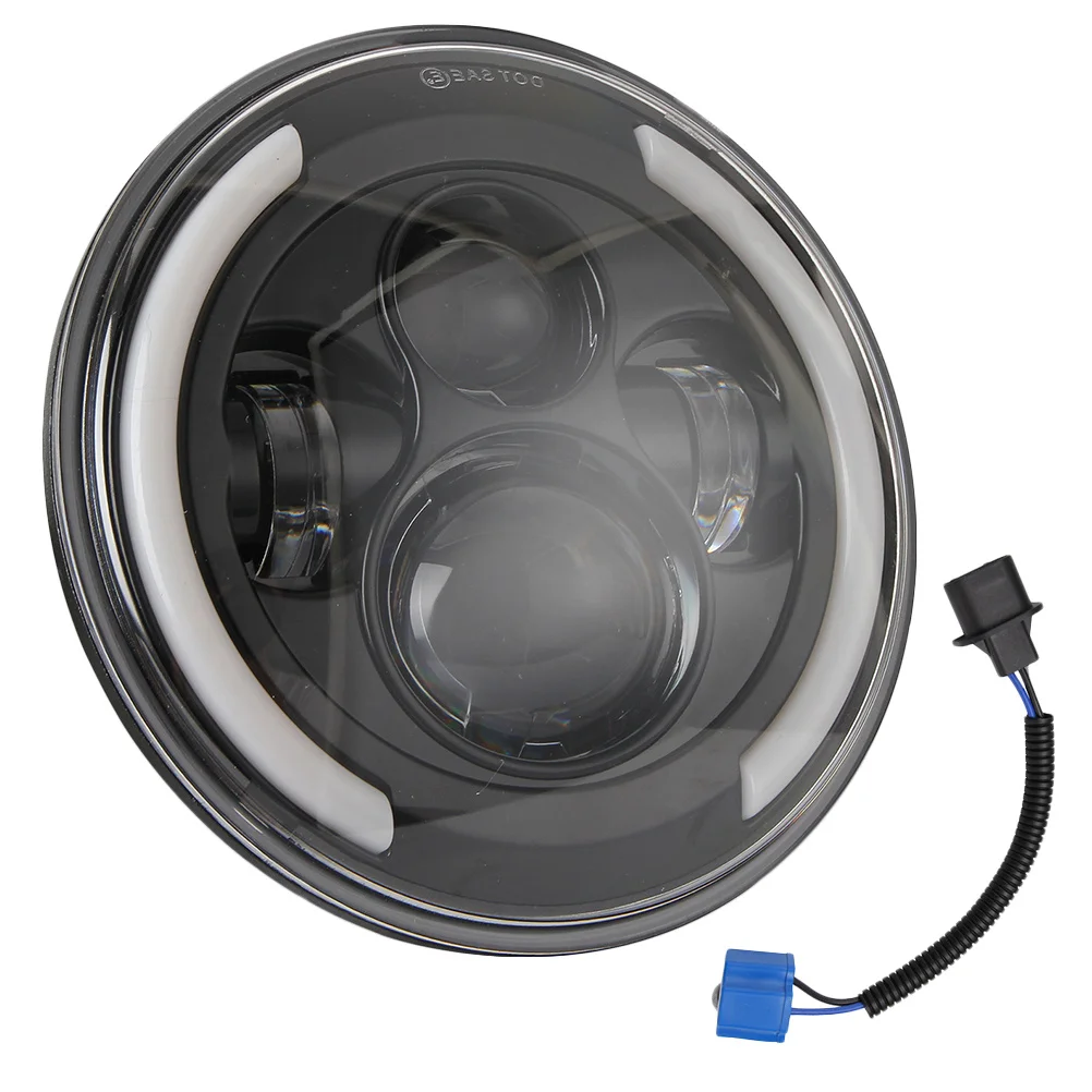 

1 шт., 200 Вт, 7 дюймов, круглый светодиодный рабочий фонарь для автомобиля, внедорожника, мотоцикла, IP67, водонепроницаемый, супер яркий, дорожный, внедорожный светодиодный фонарь