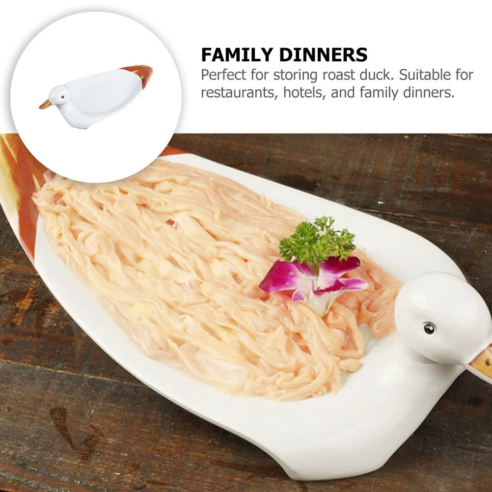 

Roast Chicken Plate Heat Resistant Serving Platter For Hotel Display Roast Tray Creative Kitchen Tableware Food Storage