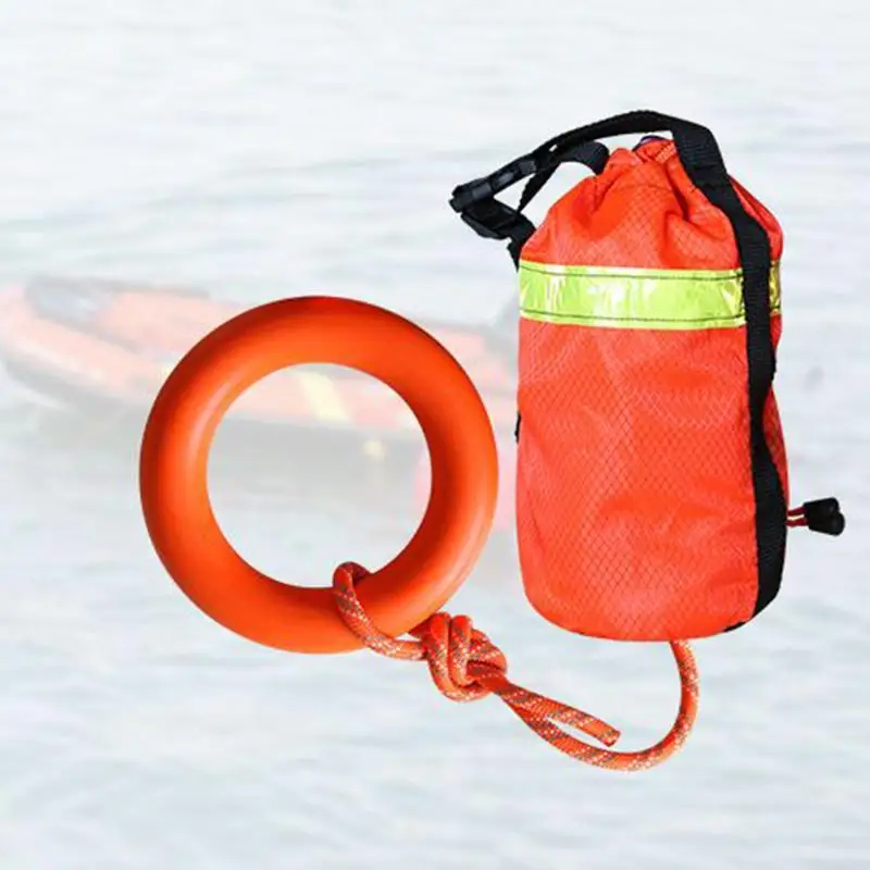 

Throwable Flotation Device 16m Water Rescue Floating Rescue Ropes Tensile Strength Up 500kg Floating Safety Equipment With Hand
