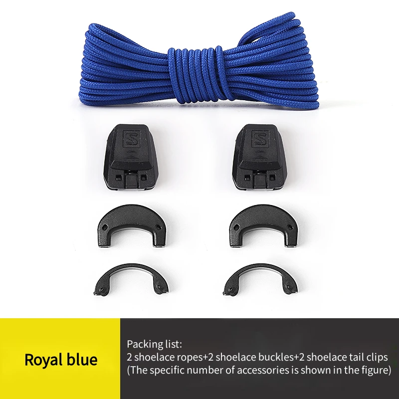 Quicklace Kit / Schuhschnürsenkel Ersatzzubehör / Schnürsenkel ohne Bindung Runde Tennisschnürsenkel Hochwertige Lauf-Sneaker-Schnürsenkel