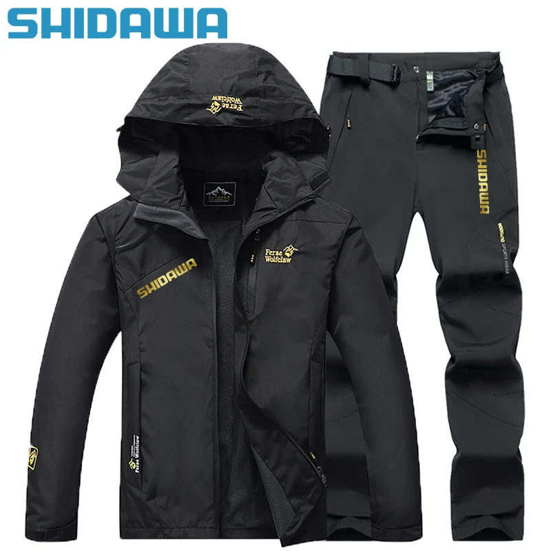 Shidawa-Windproof Waterproof Fishing Suit, Hooded Jacket, Quick Dry, Breathable, Climbing, Hunting Clothes, Thin, Spring, Autumn