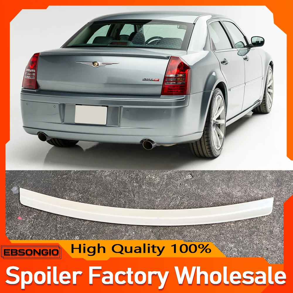 Für Chrysler 300 300c 2005 2006 2007 2008 2009 2010 Spoiler Fabrik Stil ABS Kunststoff Look Hinten Stamm Flügel BodyKit Zubehör