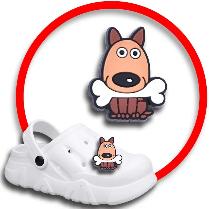 Corgi Encantos da Sapata para Sandálias Crocs, Mulheres Tamancos Pins, Sapatos Decorações Acessório, Emblemas Masculinos, Meninos, Meninas, Crianças