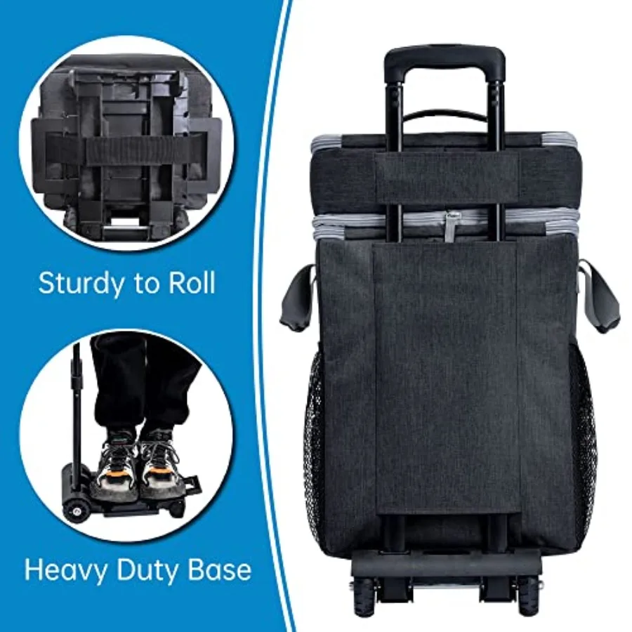 72-Can Rolling Cooler Bag - usage example