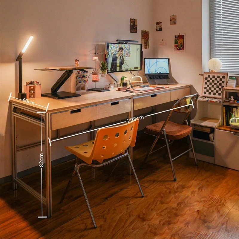 Modern Desk Computer Desk Desktop Bedroom Home Desk Light Luxury Student Study  Workbench