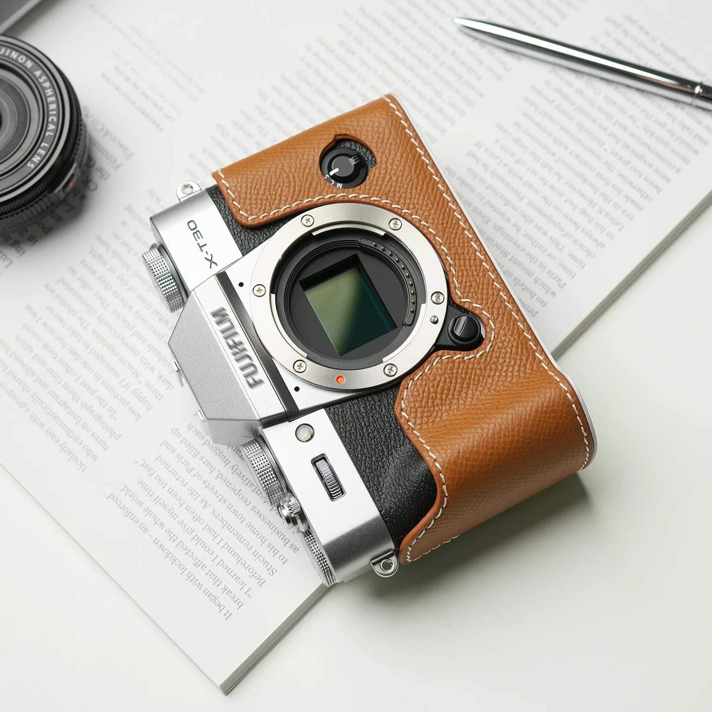 Mr.Stone for Fujifilm XT30 III leather bag X-T30III case camera