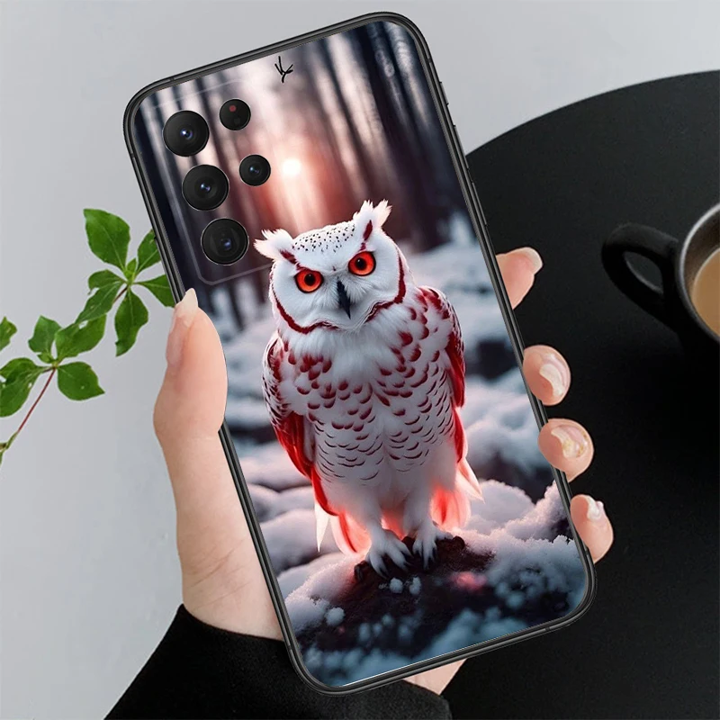 

Phone Case For Samsung A55 A16 A56 A36 A35 A15 A53 A54 A33 A34 A25 A05S A52 A52S A14 A26 A71 Owl