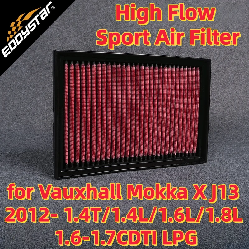 

Спортивный воздушный фильтр с высоким расходом для Vauxhall Mokka X J13 2012-1,4T/1,4L/1,6L/1,8L 1,6-1,7CDTI Моющиеся гоночные впускные фильтры для сжиженного нефтяного газа