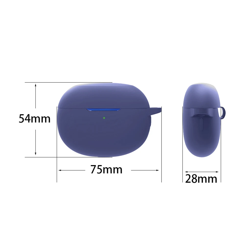 Vỏ Bảo Vệ Silicone Dành Cho Realme Nụ Air3 Tai Nghe Không Dây Có Thể Giặt Chống Bụi Bảo Vệ Cho Realme Nụ Hộp Vỏ