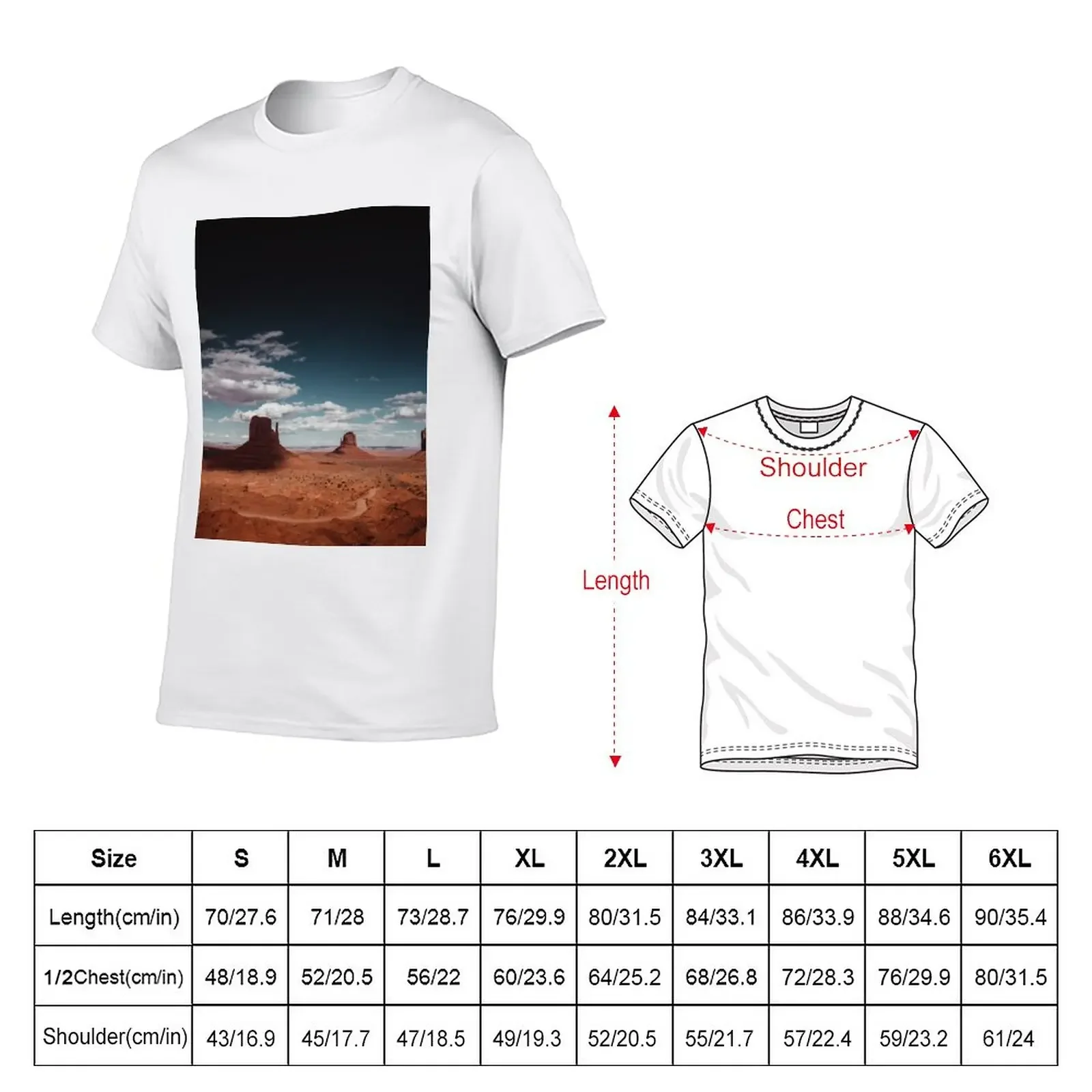 monument valley T-Shirt hippie clothes plain vintage clothes mens tall t shirts