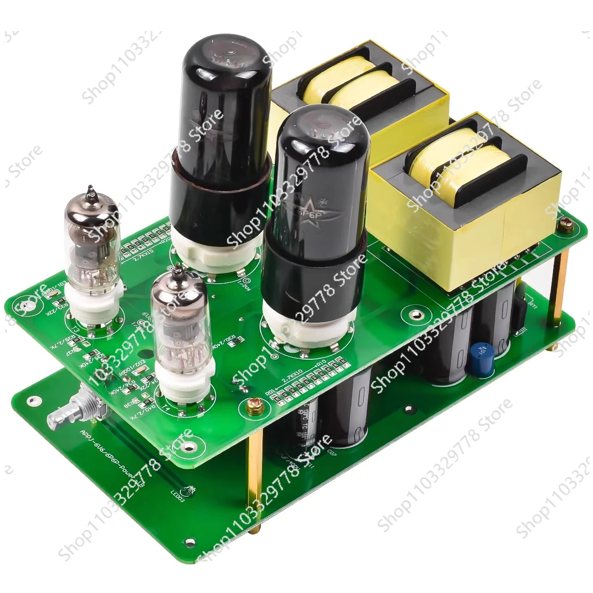 6J1 + 6P6P 6V6 single-ended tube power amplifier kit, bile machine kit DIY kit components, power amplifier
