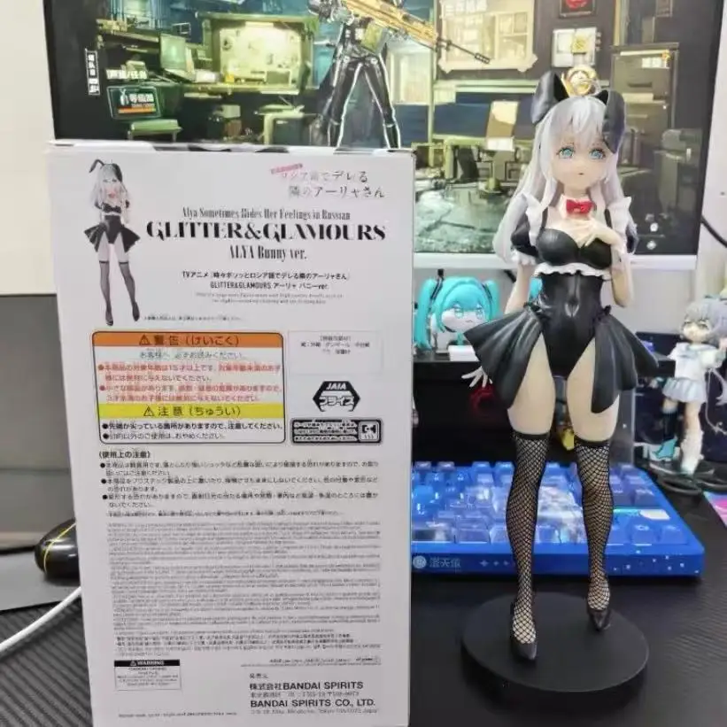 

Original BANDAI GLITTER GLAMOURS Alya Sometimes Hides Her Feelings in Russian PVC Anime Figure Model Collection Desktop Doll Toy