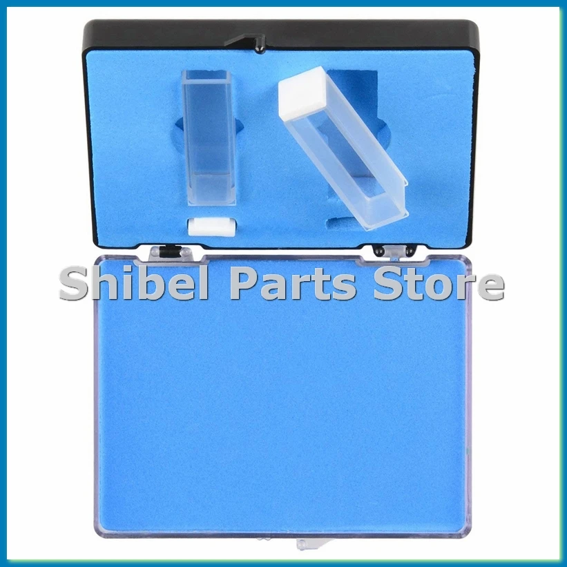 Quartz Cuvette,Spectrophotometer Cuvettes 10 mm Path Length, 45mm Height, 3.5 ML Capacity - 2 PCS-A27I