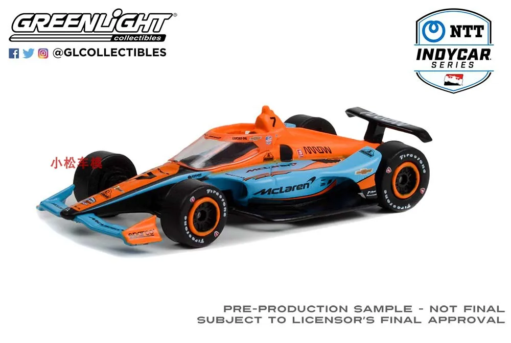 

2022 #7 Felix Rosenqvist-Arrow McLaren SP toy car model