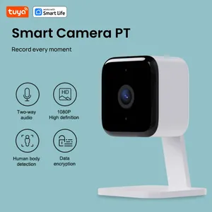 Tuya Smart 1080P Wi-Fi 2MP كاميرا أمن منزلية ذكية عالية الدقة تنبيهات التطبيق في الوقت الحقيقي صوت ثنائي الاتجاه مع تتبع الحركة للأطفال الأليفة أفضل 12 كاميرا ليلية للحيوانات - رقم 4