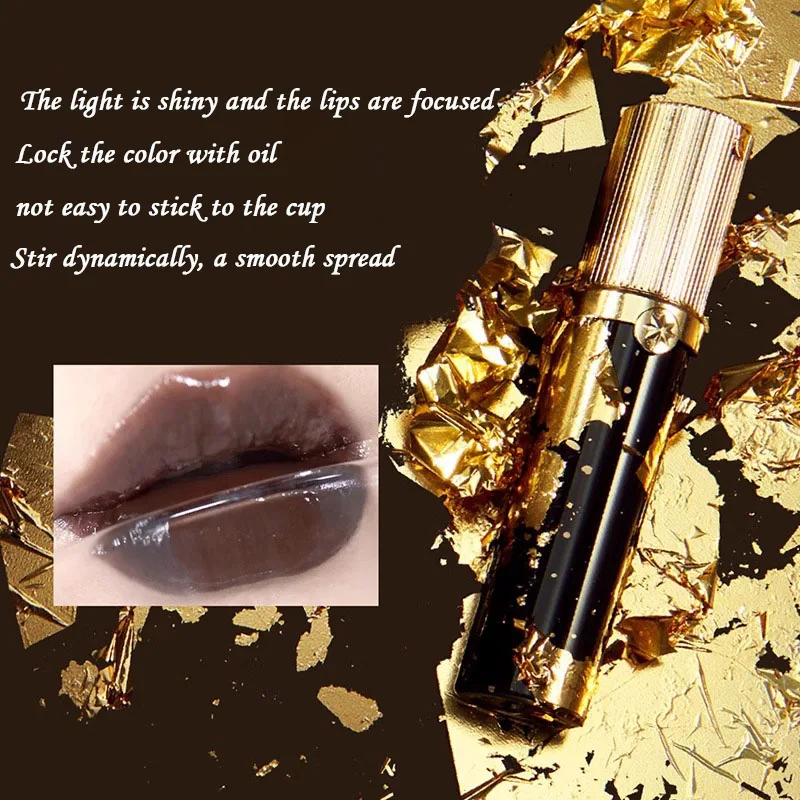 

Girlcult Fantasy Gold Rush Lips Series Phantom Mirror Lip Gloss Mirror Water Waterproof Longlasting Lip Glaze Lipstick Wholesale