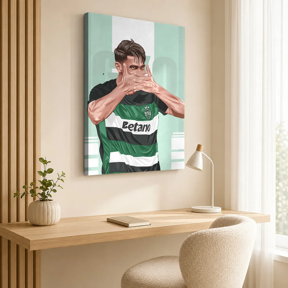 Trent Alexander-Arnold Celebration Canvas Painting Poster Bold Style Wall Art With Customized Photo For Home Gym Ideal Fan Gift