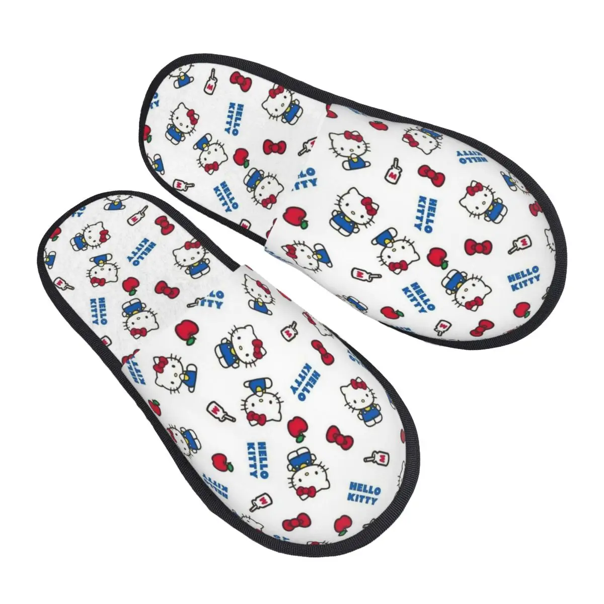 

Hello Kitty Winter Slippers Indoor Cute Cartoon Cozy Memory Foam Slippers Anti Slip