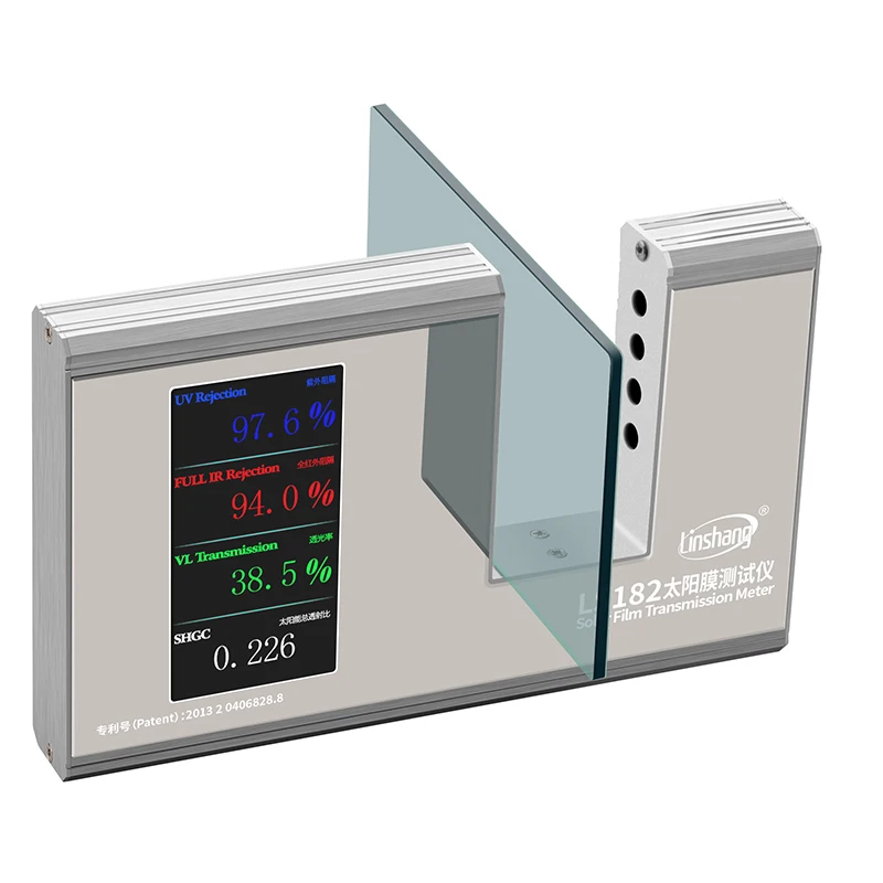 Compteur de Transmission de Teinte de Film de Fenêtre LS182, Dispositif d'Inspection de Film d'Ombrage, Testeur de VLT pour Lampes