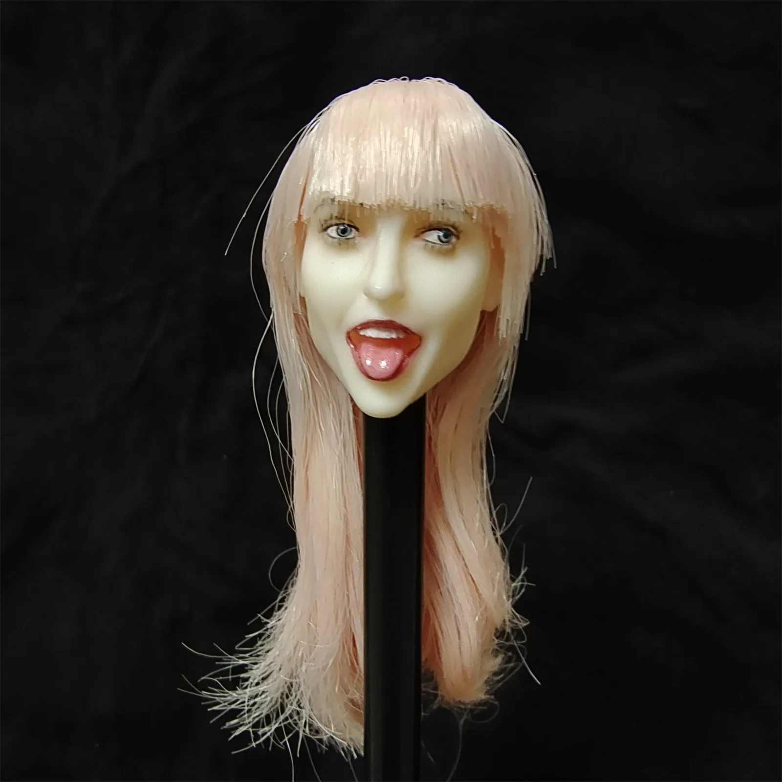 

Масштаб 1/6, модель женской головы с выражением языка для 12-дюймовой фигурки PH TBL, игрушки для 12-дюймовой фигурки Phicen Tbleague, игрушки