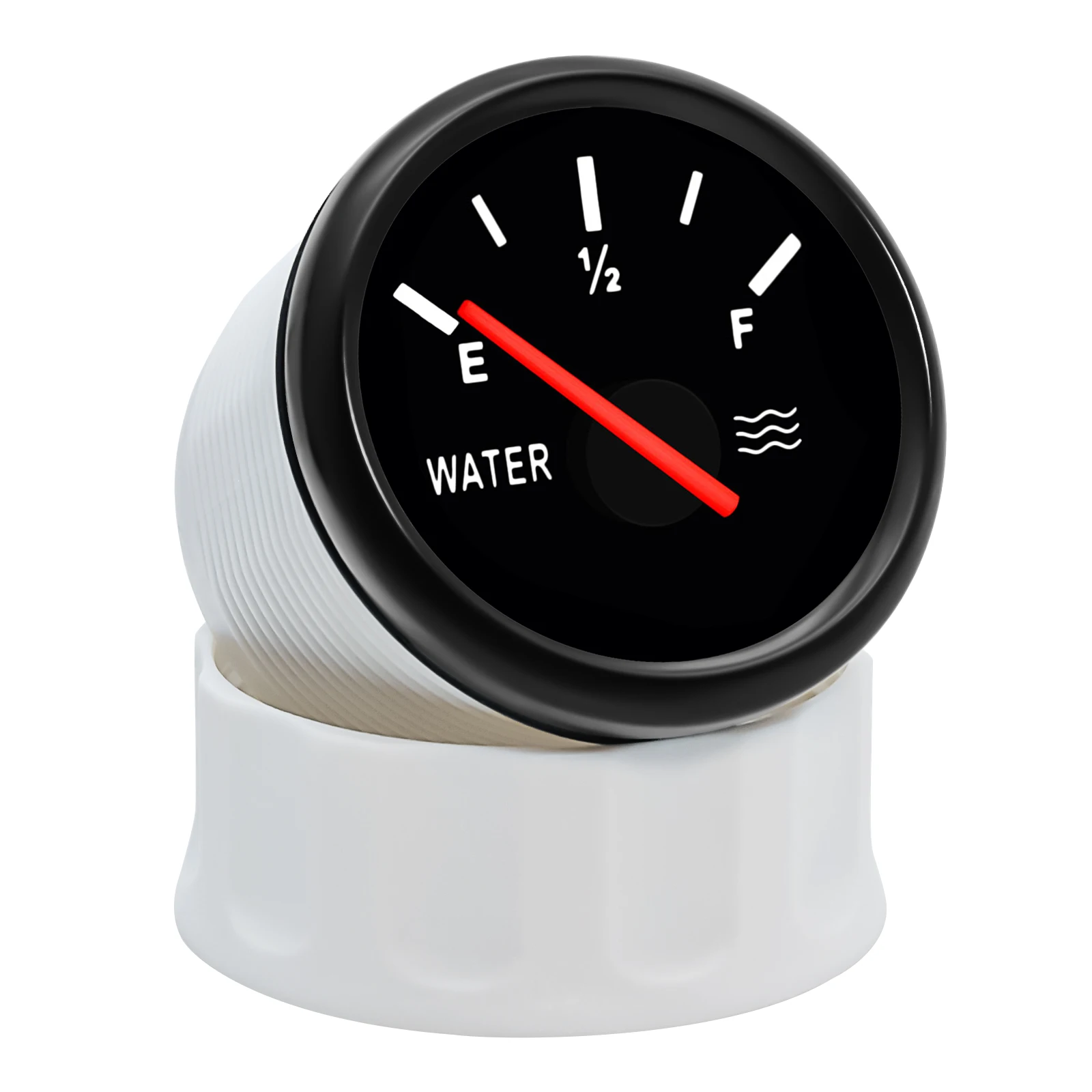 100-600mm Stainless Steel Marine Water Level Gauge Sensor Fit Boat Car Water Level Gauge Meter 0-190 ohm with Red Light custom