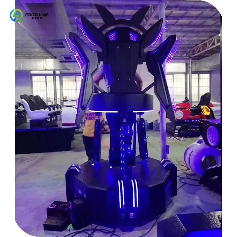 FL VR Flight Simulator 9D, 360° Rotating Kids Fun Ride, Interactive Flying Experience for Theme Center