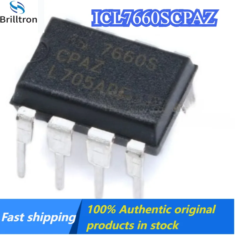 10-30PCS  ICL7660SCPAZ DIP-8  Brand New Original Stock Available, Fast Shipping.