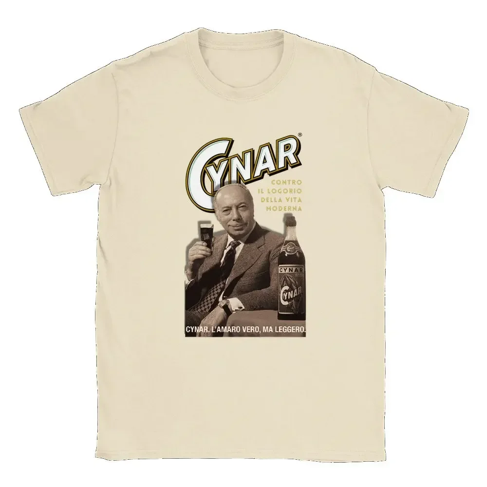 Amaro Cynar: Camiseta italiana con diseño inspirado en anuncios vintage