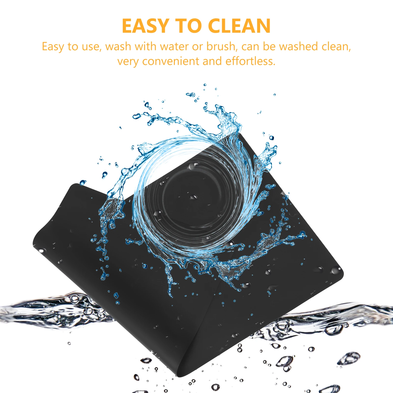 

Waterproof Kids Silicone Placemat Heat Resistant Dining Table Mat Non Slip Baby Toddler Placemats Kids Placemats Non-Slip