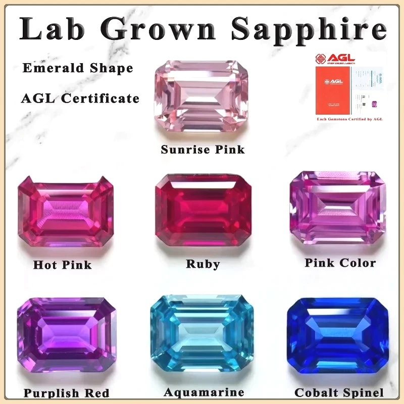 hot-pink-lab-grown-sapphire-emeralds-cut-loose-gemstone-for-jewelry-diy-making-selectable-agl-certificate