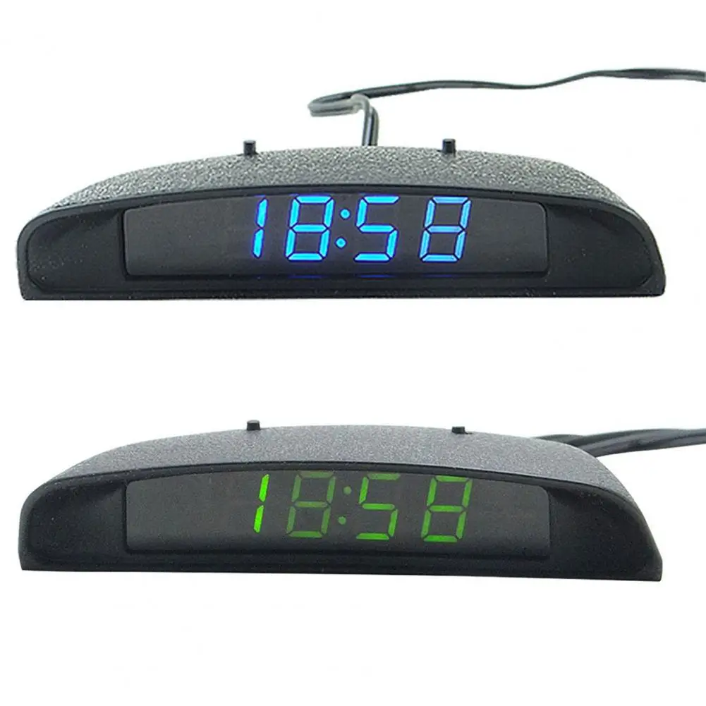 Electronic Clock Contracted Car Digital Clock Practical Car Digital Clock LED Vehicle Clock Sturdy Vehicle Clock for Driver