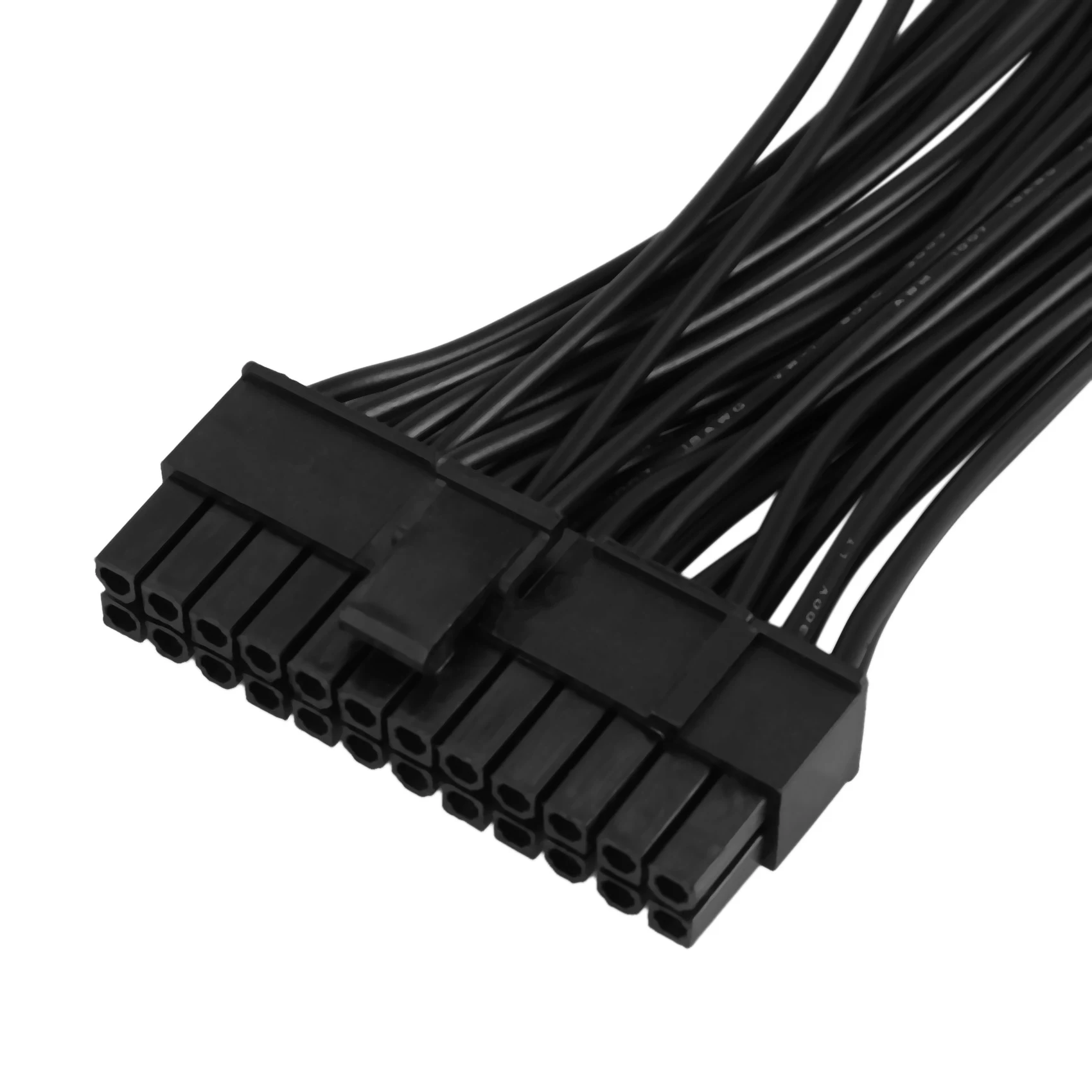 3X Power Supply Splitter, Dual PSU Cable Adapter 24 Pin 20+4 Pin ATX Motherboard Adapter Extension Cable Dual