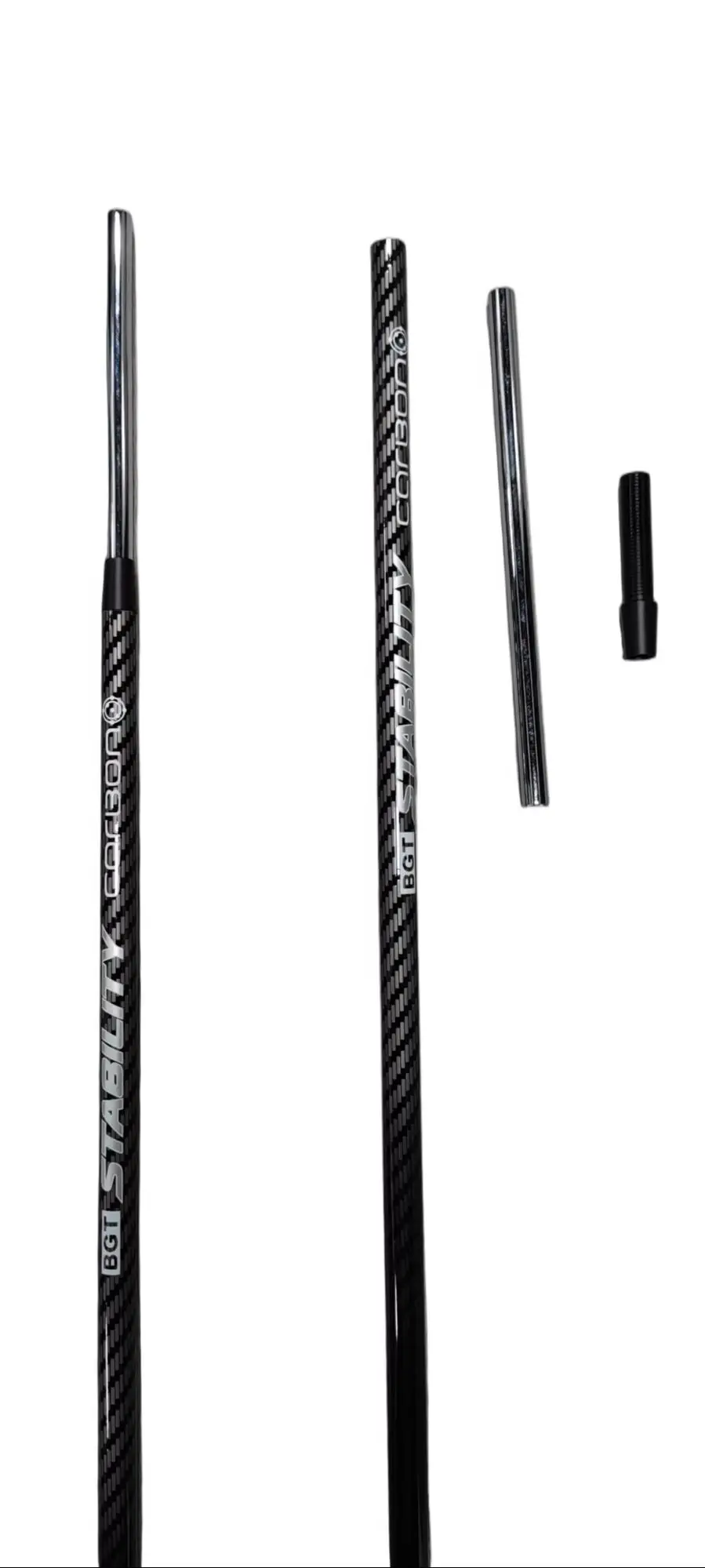 Golf Putter Shaft STABILITY Black Carbon Steel Combo Tip 0.370 100g 37.5 Inches Putter Shaft