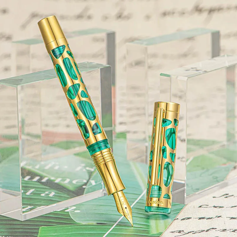 Asvine V169 Negative pressure ink application Fountain Pen Transparent Acrylic Skeleton Hollow Carved EF/F/M Writing Gift