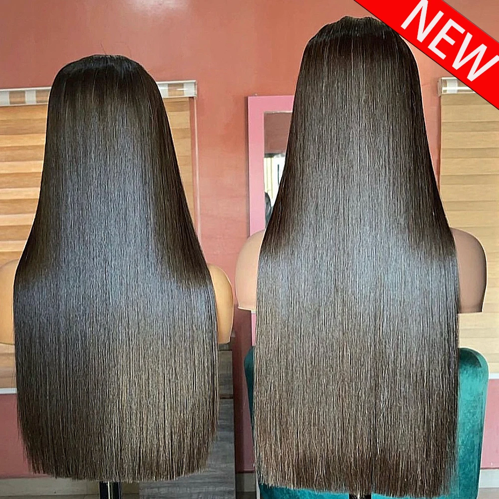 

30 36 Inch Human Hair Wigs 13x6/360 HD Transparent Lace Frontal Wigs Bone Straight For Women Wear And Go 400 Density Pre Plucked