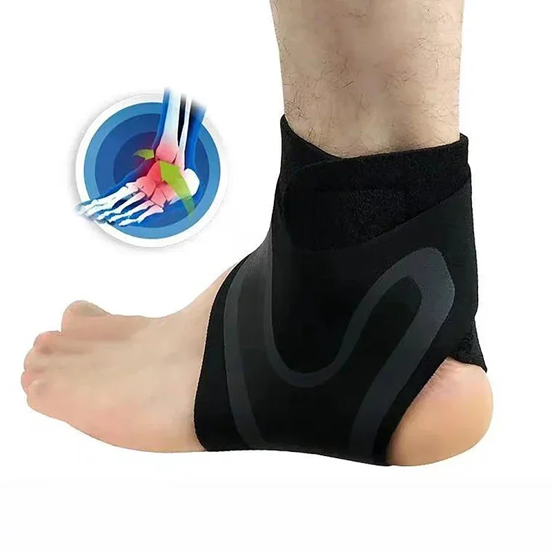 1pc Use for Sports Protective Gear Ankle Sleeve Pressure Resistant Anti Sprain Ankle Socks Outdoor Basketball and Football