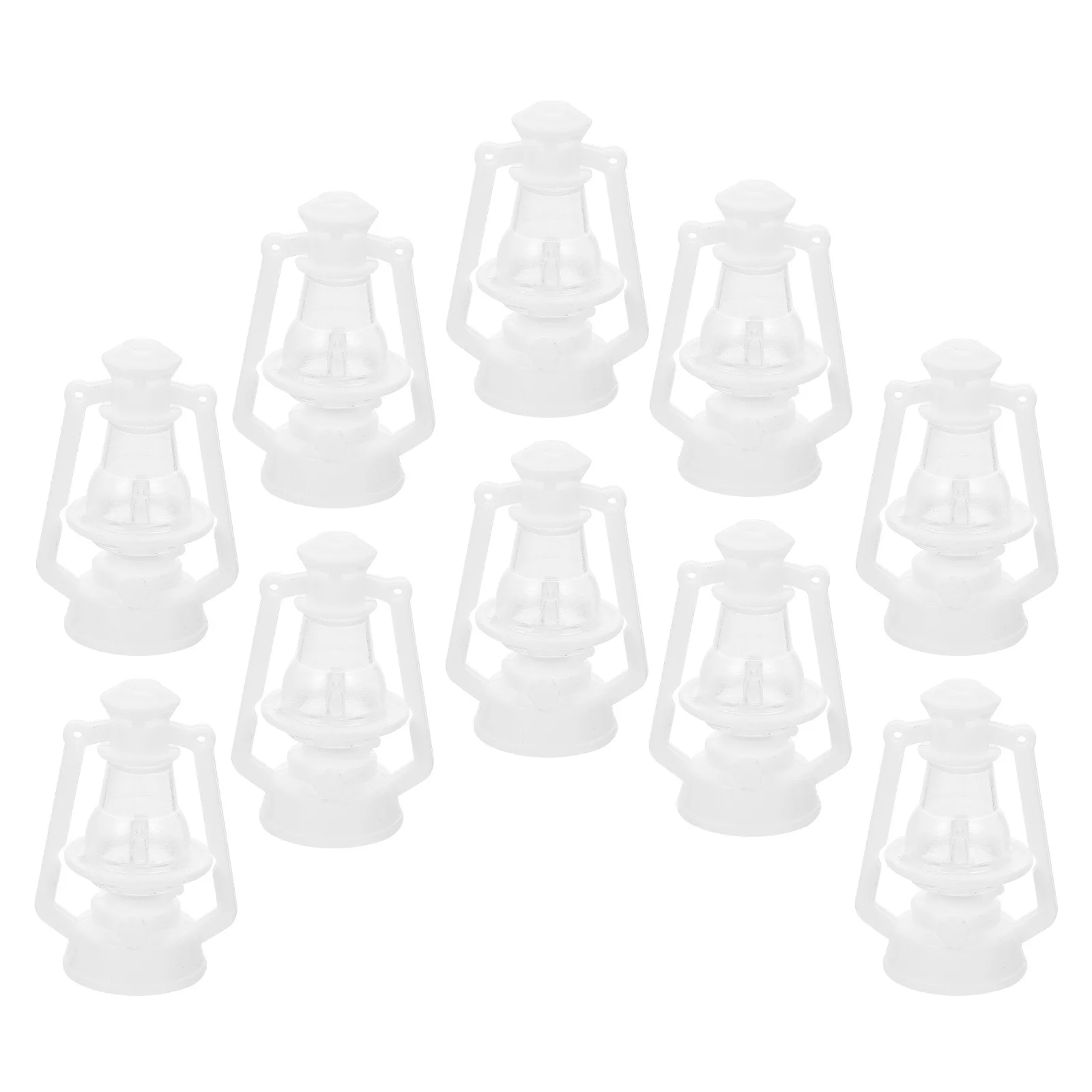 

10Pcs Small Lamp Decor Retro Style Simulation Flame Lamp for Christmas Halloween Party Supplies Home Decorations