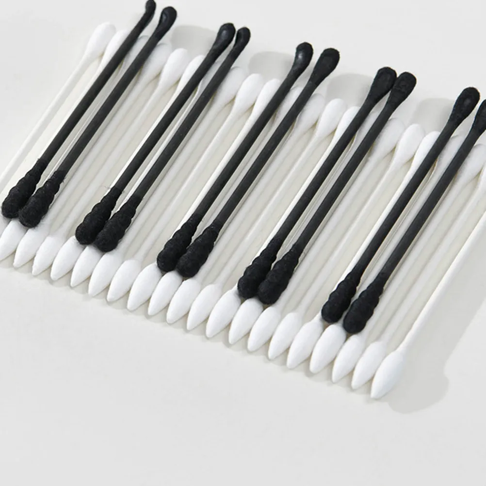 300Pcs Double Head Cotton Swabs Premium Soft Compact Cotton Tips Paper Sticks for Ear Cleaning Makeup Application Wound Care